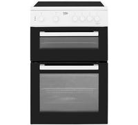 Beko KTC611W 60cm Single Oven Electric Cooker with Ceramic Hob - White - A Rated, White