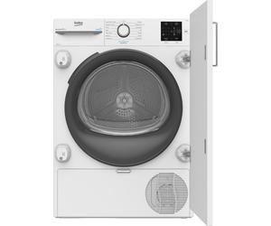 Beko NTIKP81131W 8Kg Integrated Heat Pump Tumble Dryer - White White