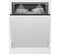 Beko PowerIntense™ BDIN38560WPF Wifi Connected Fully Integrated Full Size Dishwasher - Stainless Steel Control Panel with Fixed Door Hinge Kit Stainless Steel