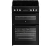 BEKO Pro AeroPerfect FDC6731K 60 cm Electric Ceramic Cooker - Black, Black