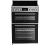 BEKO Pro AeroPerfect FDC6731S 60 cm Electric Ceramic Cooker - Silver, Silver/Grey