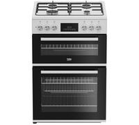 BEKO Pro FDD6231W 60 cm Dual Fuel Cooker - White, White