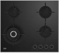 BEKO Pro HCLW64222S 59 cm Gas Hob - Black, Black
