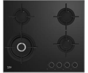 BEKO Pro HCLW64222S 59 cm Gas Hob - Black, Black
