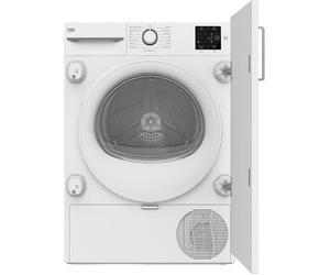 BEKO Pro NTIKP71121WN Integrated 7 kg Heat Pump Tumble Dryer - White, White