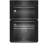 Beko BBXDF29300Z Built In Electric Double Oven - Dark Steel