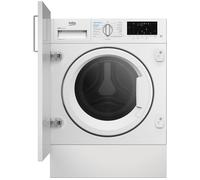 BEKO Pro RecycledTub WDIK754411 Integrated Bluetooth 7 kg Washer Dryer, White