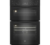 Beko Electric Built In Double Oven - Black