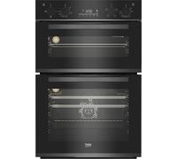 Beko RecycledNet® BBXDF29300Z Built In Electric Double Oven - Dark Steel - A/A Rated