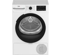 Beko SteamCure 8kg Heat Pump Tumble Dryer - White BM3T3833W