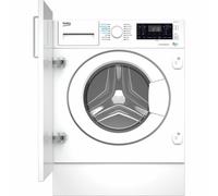 Beko WDIK854121F Built In Washer Dryer 8Kg 1400 rpm D White New from AO