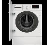 Beko b100 WTIK86151F Integrated 8kg 1600rpm Washing Machine with Quick Programme