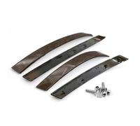 Bekuyu 51416959333 51416959334 Car Interior Front Rear Door Left Right Grip Handle Trim Cover for 5 Series M5 E60 E61 2004 2005 2006 (Walnut-4PCS)