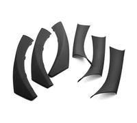 Bekuyu 6pcs Car Inner Handle Interior Door Panel Pull Trim Cover for 3 Series E90 E91 316 318 320 325 328i 330 335 2005 2006 2007-2012 (LHD Black)