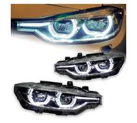 Bekuyu Car Head Lamp LED Headlight For B&MW F30 2012 2013 2014 2015 2016 2017 2018 2019 F35 320i 318i 325i DRL Angel Eye Headlights (1 pair)
