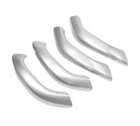 Bekuyu Car Inner Door Pull Handle 4 Pieces ABS Car Interior Door Handle Trim for X1 F48 2016 2017 2018 X2 F47(Silver)