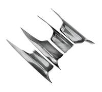 Bekuyu Car Inner Door Pull Handle 4 Pieces Interior Door Handle Cover 51429151212 51419115501 for 7 Series F01/F02 2008-2015(for F01 Standard wheelb)