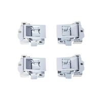Bekuyu Car Inner Door Pull Handle Aluminum Alloy Car Interior Door Handle Decoration for Land Rover for Defender 90 110 2004-2018(for 110 Silver)