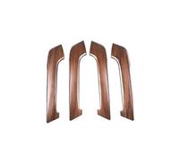Bekuyu Car Inner Door Pull Handle for Toyota for Land Cruiser for Prado FJ150 150 2010-2018 ABS Car Interior Door Armrest Protector Cover Sticker(Pine Wood Grain)