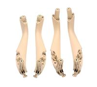 Bekuyu Car Inner Door Pull Handle LHD RHD Left Right Car Interior Door Handle Interior Cover Trim for 5 Series M5 G30 G31 F90 2017-2022 51417438523(Beige 4pcs)