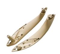 Bekuyu Car Interior Door Pull Handle Inside Panel with Cover Trim Asseccories for 3 Series F30 F80 F31 F32 F33 F34 F35 F36 2013-2018 (Beige-2pcs-Front)