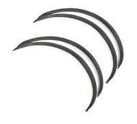 Bekuyu Car Wheel Arch For VW For Golf For Sagita For Beetle For Caddy For P&assat For Polo For Jetta Car Wheel Eyebrow Arch Fender Flares Cover Trim(carbon fiber)