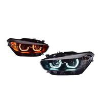 Bekuyu For B&MW F20 1 Series 2015 2016 2017 2018 116i 118i 125i Car Lights LED Headlight Head Lamp Drl Projector Lens (1 pair)