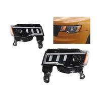 Bekuyu For Jeep For Grand Cherokee 2014 2015 2016 2017 2018 2019 2020 2021 2022 Car Headlights Full LED Headlamp Assembly Projector Lens Kit (1 pair)