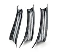 Bekuyu for X5 F15 2014-2018 for X6 F16 2015 2016 2017 2018 LHD RHD Car Interior Door Pull Handle Cover Auto Accessories (LHD-Carbon Fiber)