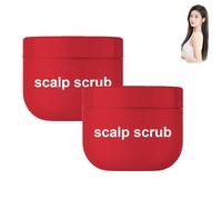 Bekyond Scalp Scrub, Deep Cleansing Rosemary Scrub with Peppermint & Sea Salt, Balances Oil, Relieves Itchy Scalp, Removes Build-Up, Improves Dryness and Frizz for All Hair Types (2PCS)