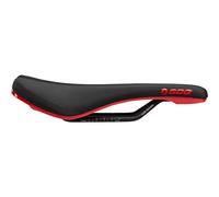 SDG Bel Air 3.0 LUX Alloy Rail Saddle - Black / Red