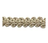 BEL Avenir Braid Trim 1/2 inch 13 Yards French Gimp Basic Sewing Polyester DIY Crafts Costume Home Decorative (Beige)