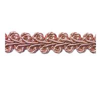 BEL Avenir Braid Trim 1/2 inch 13 Yards French Gimp Basic Sewing Polyester DIY Crafts Costume Home Decorative (Pink)