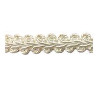 BEL Avenir Braid Trim 1/2 inch 13 Yards French Gimp Basic Sewing Polyester DIY Crafts Costume Home Decorative (Ivory)