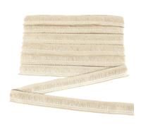 BEL AVENIR Lace Fringe Trim Tassel Trim Sewing Accessory 13.7 Yards x 1 Inch for Clothes Home Decoration DIY (Beige)