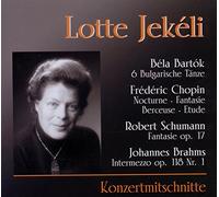Bela Bartok: 6 Bulgarische Tanze/Frederic Chopin: Nocturne/...