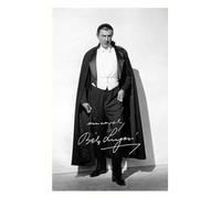 Bela Lugosi - Dracula Autographed Signed A4 Photo Print