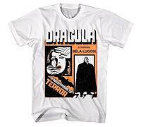 Bela Lugosi Dracula Nightmare of Terror Men's T Shirt WhiteXXX-Large