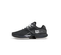 Wilson Men's BELA Tour Padel Shoe, Black/Black/White, 12 UK