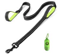 Belababy Dog Training Leads with Soft Padded Handles, 1.5M Basic Dog Leashes with Trash Bag Storage Box, Reflective Heavy Duty Nylon Dog Leads for Small Medium Large Dogs