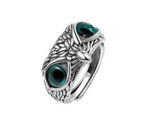 Belachick Classics Rings Ring Jewellery Women Men Geometric Retro Owl Rings For Women Men Simple Open Adjustable Ring Couple Resizable Aspicture