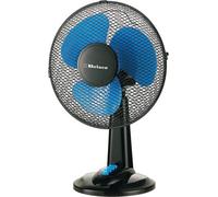 Belaco 12inch Blue Table Fan Desk Fan with 3 Speed Oscillating cooling fan Stand Fan floor fan Low Noise Strong Resistant Base high protective mesh