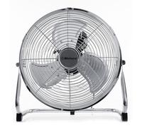 Belaco 12” Metal Floor Fan, High Velocity Chrome Freestanding Fan | 3 Speed Air Circulator for Home, Office, Gym, Garage, Warehouse & Commercial Spaces, High Airflow BELF-30