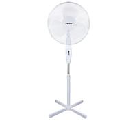 Belaco 16 Inch Pedestal Fan with Oscillation, 3 Blades, Adjustable Height, Quiet Powerful Cooling Airflow, 40W, White