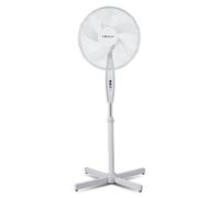 Belaco 16 Inch Pedestal Fan with Oscillation, Upgraded 5 Blades, Adjustable Height, Quiet Powerful Cooling Airflow, 40W, White
