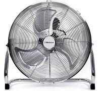 Belaco 18 Inch Metal Floor Fan, High Velocity Chrome Cooling Stand Fan, 3 Speed Air Circulator, Heavy Duty High Airflow for Home, Office & Commercial Use - BLFF-50