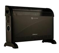 Belaco 2000W Electric Heater Portable Convector Heater 3 adjustable heat settings fast heating space heater free stand heater wall mounting heater including wall bracket Manual Thermostat Black heater