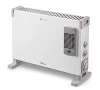 Belaco Heater 2000W Turbo Convector Electric Heater with Fan Heater 3-speed Setting & 24Hr Timer | Energy Saving Portable Heater| Fast Heating Room Heaters for Home, Electric radiator - White