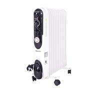 Belaco 2500W Oil Filled Radiator Heater with 24H Timer, Portable Electric Radiator, Adjustable Thermostat, 3 Heat Settings 1000/1500/2500W, White