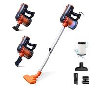 Belaco 600W Upright Corded Vacuum Cleaner 3-in-1 Stick & Handheld, Bagless Multi-Cyclonic HEPA Filtration Hoover, Adjustable Metal Pipe, 5m Cable, Lightweight 2.5kg